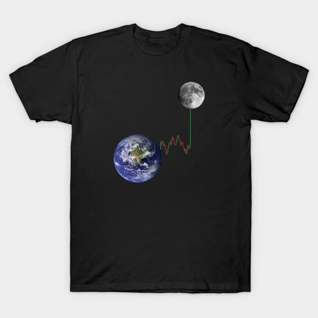 To the moon! T-Shirt by PaletteDesigns